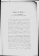 Le bain turc  Dr. O. Jennings in: Revue d'hygiène thérapeutique. 1889