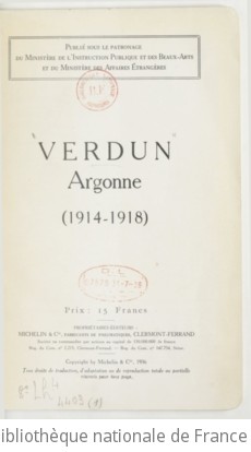 Verdun. Argonne (1914-1918)