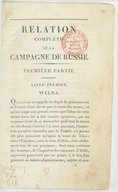 Relation complète de la campagne de Russie 