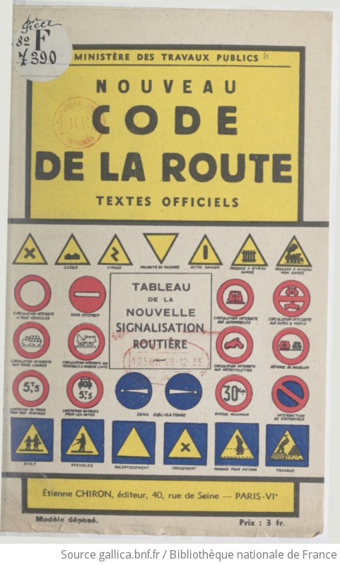 Minist Re Des Travaux Publics Nouveau Code De La Route Texte