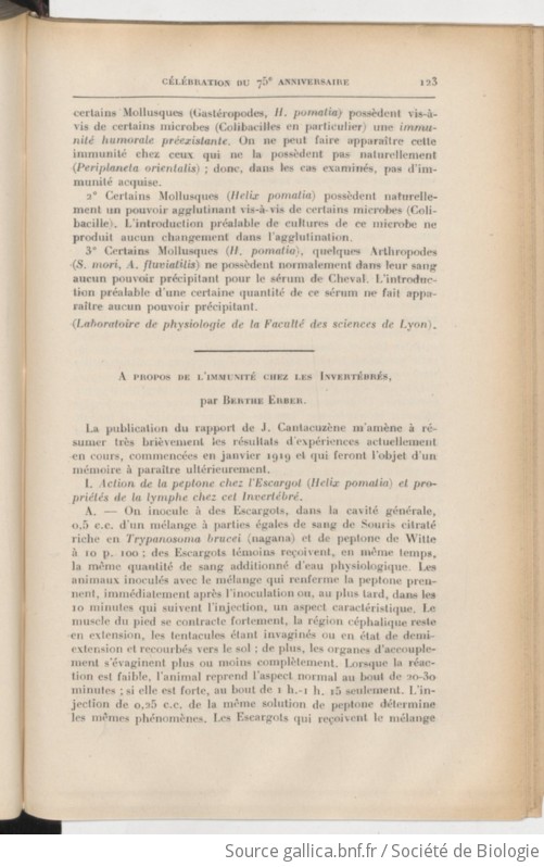 Comptes Rendus Des S Ances De La Soci T De Biologie Et De Ses Filiales