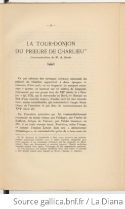 Bulletin de la Diana (Montbrison)