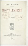Ecole menaisienne  C. de Montalembert. 1881-1885