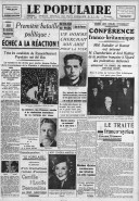 Le traité franco-syrien  P. Viénot. Le Populaire / SFIO. 11/01/1939