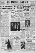   	Le traité franco-syrien  P. Viénot. Le Populaire / SFIO. 14/01/1939