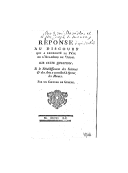 Réponse au discours qui a remporté le prix de l'académie de Dijon . Sur cette question : Si le rétablissement des sciences & des arts a contribué à épurer les moeurs  Par un citoyen de Geneve. 1751