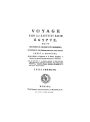 Voyage dans la haute et basse Égypte : fait par ordre de l'ancien gouvernement et contenant des observations de tous genres  C. Sonnini de Manoncourt. 1976