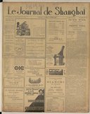 Le Journal de Shanghai  J. Fontenoy. 1928-1940