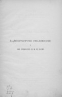 L'Architecture chaldéenne et les découvertes de M. de Sarzec  L. Heuzey. 1887
