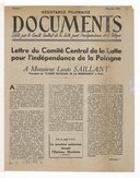 Documents : édités par le Comité central de la lutte pour l'indépendance de la Pologne. 1944-1845