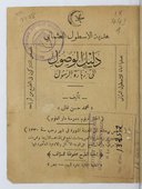 Dalīl al-wuṣūl ilá ziyāraẗ al-rasūl  M. Ḥ. Ġālī. 1910