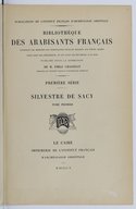 Antoine-Isaac Silvestre de Sacy (1758-1838) 