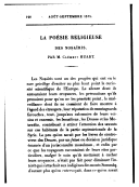 La poésie religieuse des Nosaïris  C. Huart. Journal Asiatique, août-sept. 1879