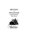 Oeuvres du philosophe bienfaisant. Volume 1-4  Stanislas I. 1763