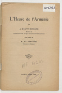L'Heure de l'Arménie  A. Krafft-Bonnard. 1922