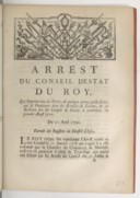 Arrêt du conseil d'état qui supprime tous les droits qui se perçoivent dans les échelles de Levant et de Barbarie par les consuls de France, à commencer du 1er août 1720  1720