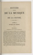 Musique des chinois. In. Histoire générale de la musique et de la danse  J.-A. de la Fage. 1844