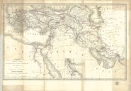 Carte pour la lecture des relations de voyage d'Aucher-Eloy en Orient <br> H.-F. Jaubert. 1843