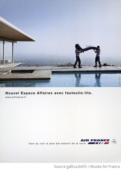 Air France Nouvel Espace Affaires Avec Fauteuils Lits Air France