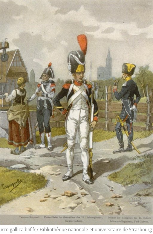 1807. - Division Oudinot (Vereinigte Grenadiere und Voltigeurs) zu Strassburg - 1