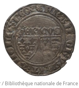 [Monnaie. Blanc, Auxerre, Henri VI] | Henri VI. Autorité émettrice de monnaie