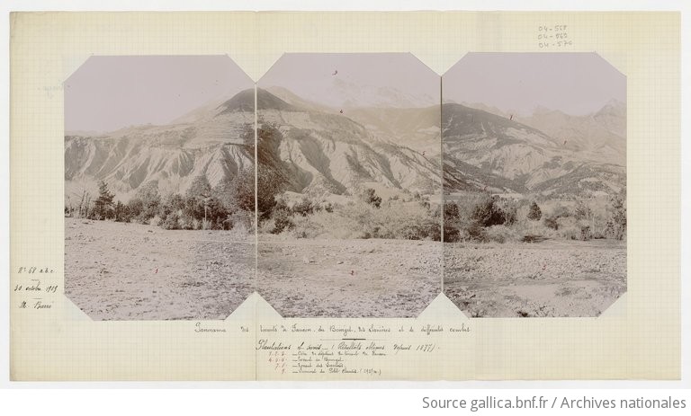 Panorama Des Torrents De Faucon Du Bourget Et Des Sani Res Barr