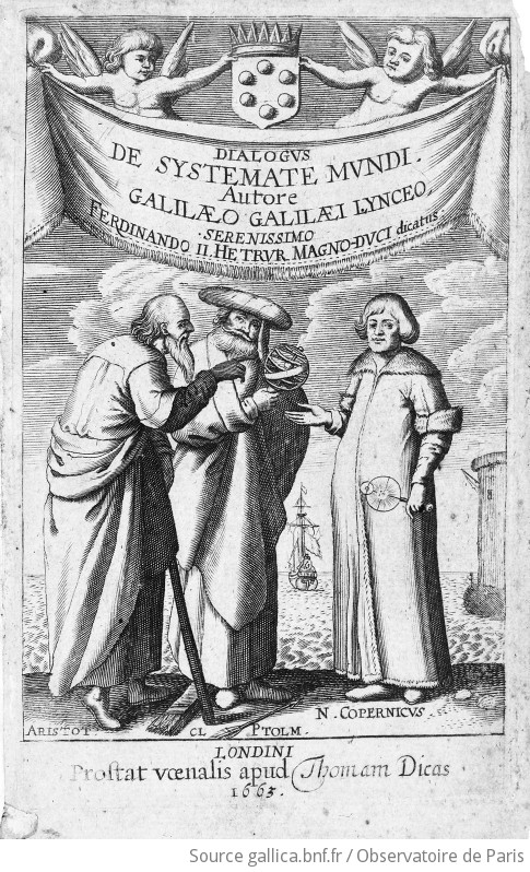 [Illustrations de Systema cosmicum...] / [Non identifié] ; Galileo Galilei, aut. de texte - 1