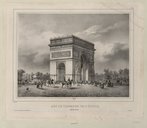 Arc de Triomphe de l'Etoile. Côté de Paris  Benard et Arnout