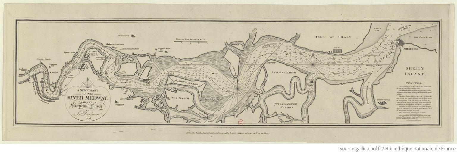 A new chart of the river Medway