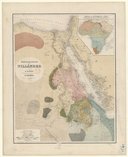 Uebersichtskarte der Nilländer par entworfen von H. Klepart  Ethnographisch bearbeitet von R. Lepsius