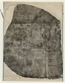 Estampage de la pierre de Rosette  1799