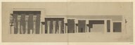 Dessins pour l'ouvrage de la Commission d'Égypte. Monuments et vues  France. Commission des sciences et des arts. 1789-1817
