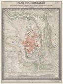 Plan von Jerusalem nach den Untersuchungen  Dr. E. G. Schultz. 1845