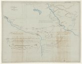 La Djéziré ou Mésopotamie. Carte d'une portion du Djéziré ou de la Mésopotamie centrale et des environs de Bagdad avec les routes de cette ville à Hite sur l'Euphrate  J. L. Rousseau. 1809