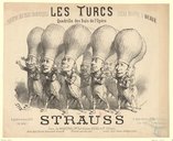 Les turcs : quadrille des bals de l'Opéra  Strauss, [pour piano]. 1870
