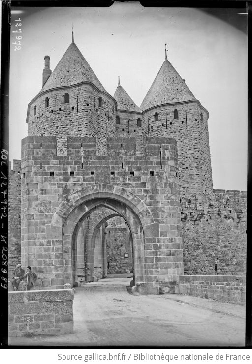 1 4 28 Cité de Carcassonne Porte narbonnaise photographie de