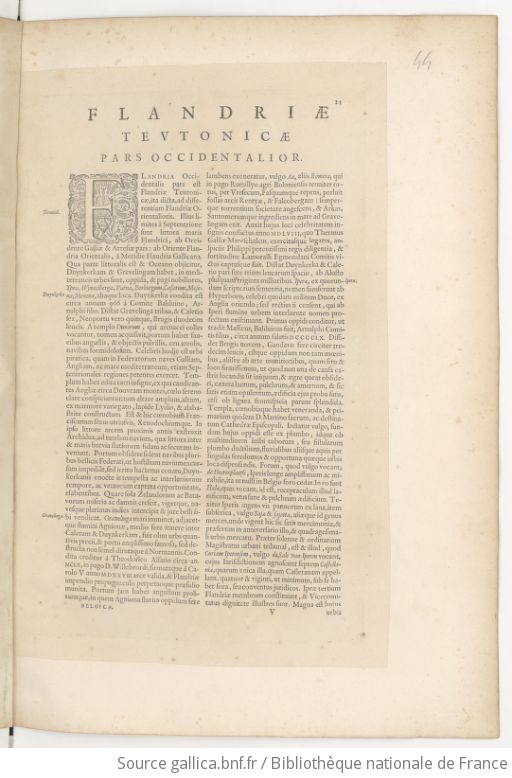 Pars Flandriae Teutonicae Occidentalior Gallica