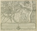 Plan de la Ville, Faubourg et environs de Dantzick, dédié et présenté à la Reine J. de Beaurain, géographe du Roy. 1734