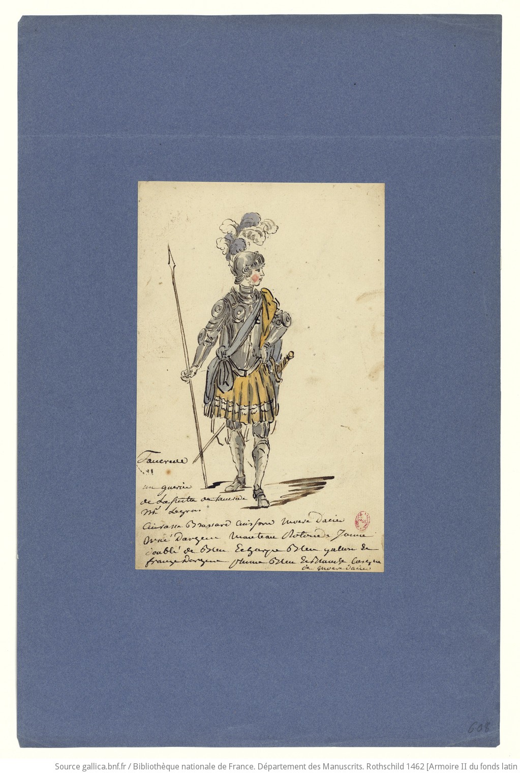 Les habits d'opéra au XVIIIe siècle F43