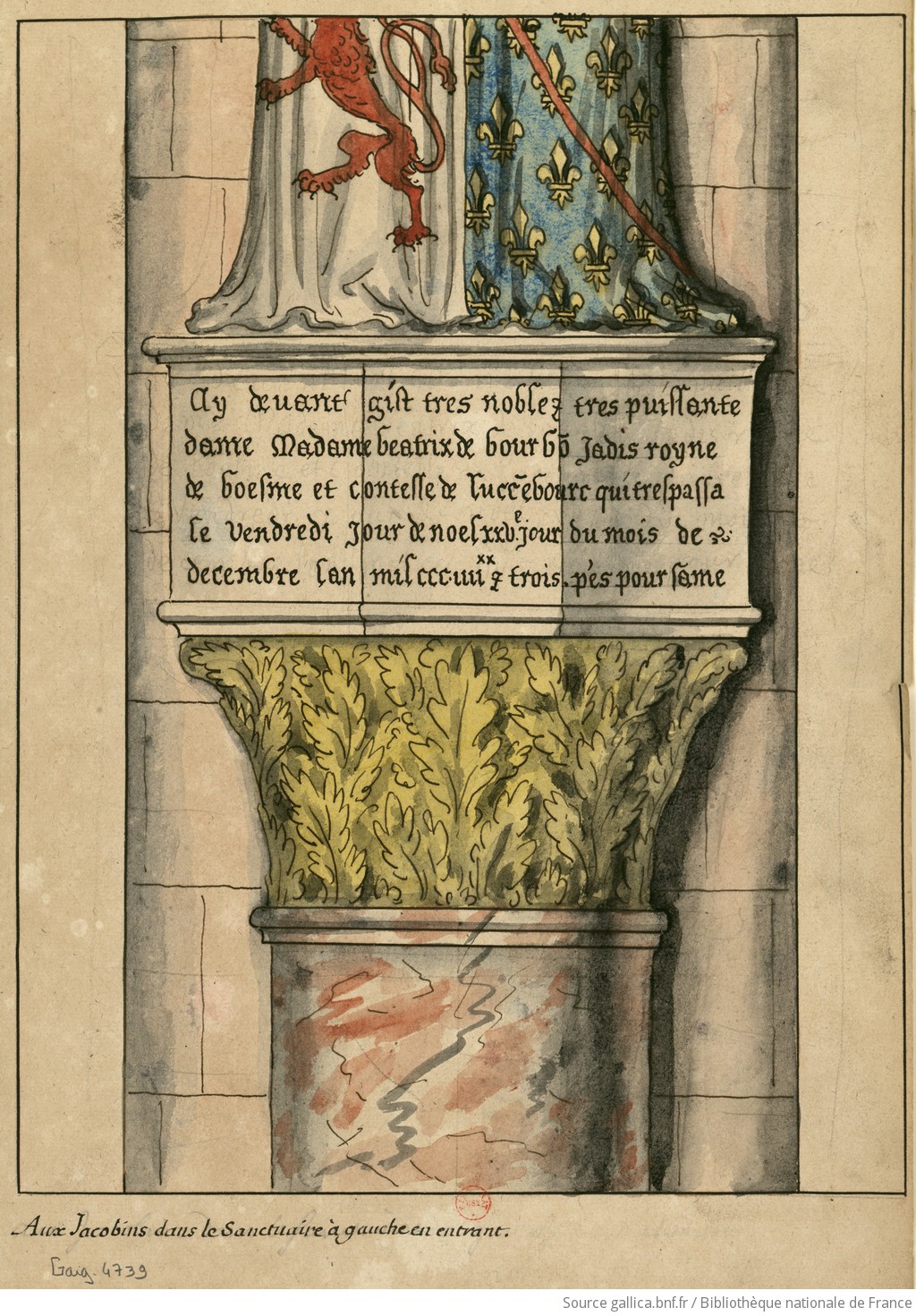 Le couvent des Jacobins de Paris et ses tombeaux - Page 2 F1