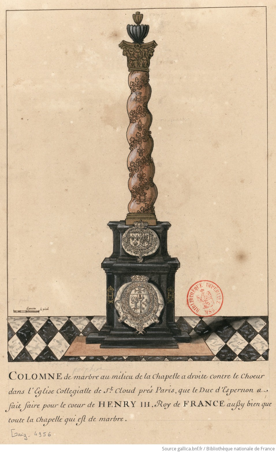 LE MONUMENT DU COEUR DE HENRI III F1