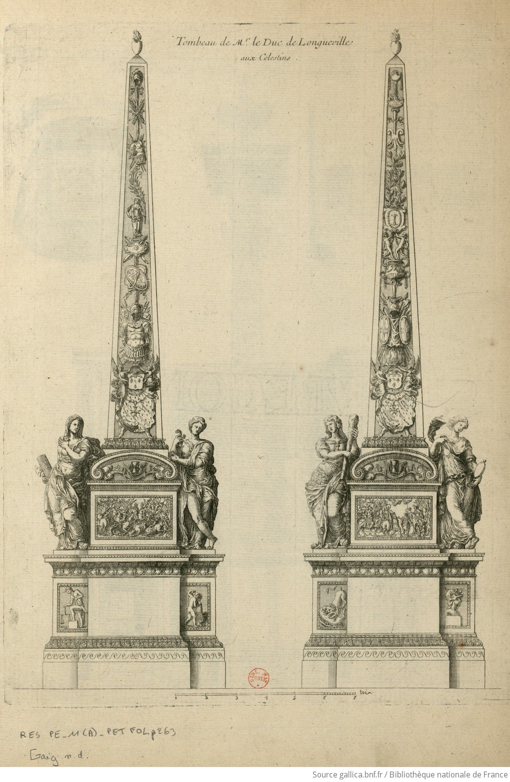 Les tombeaux princiers du couvent des Célestins, à Paris F6