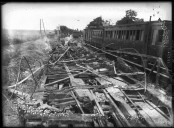 Accident
 de chemins de fer en gare de Villepreux, 19/6/1910 [entre l