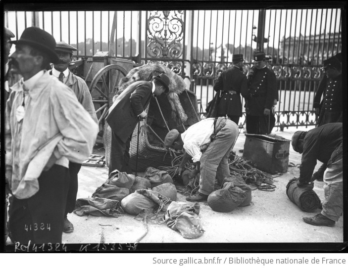 19 7 1914 Tuileries Grand prix de l Aéro club accident de M