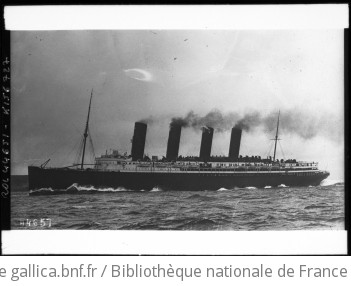 Le Lusitania [paquebot britannique coulé le 7 mai 1915] : [photographie de presse] / [Agence Rol]