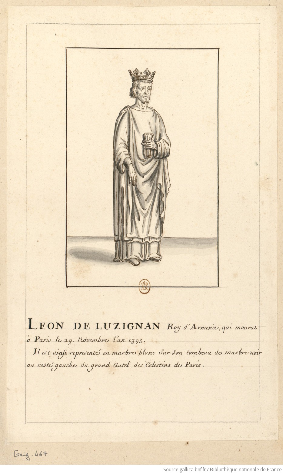 Le tombeau de Léon V de Lusignan, le gisant d'un roi d'Arménie à Saint-Denis F1