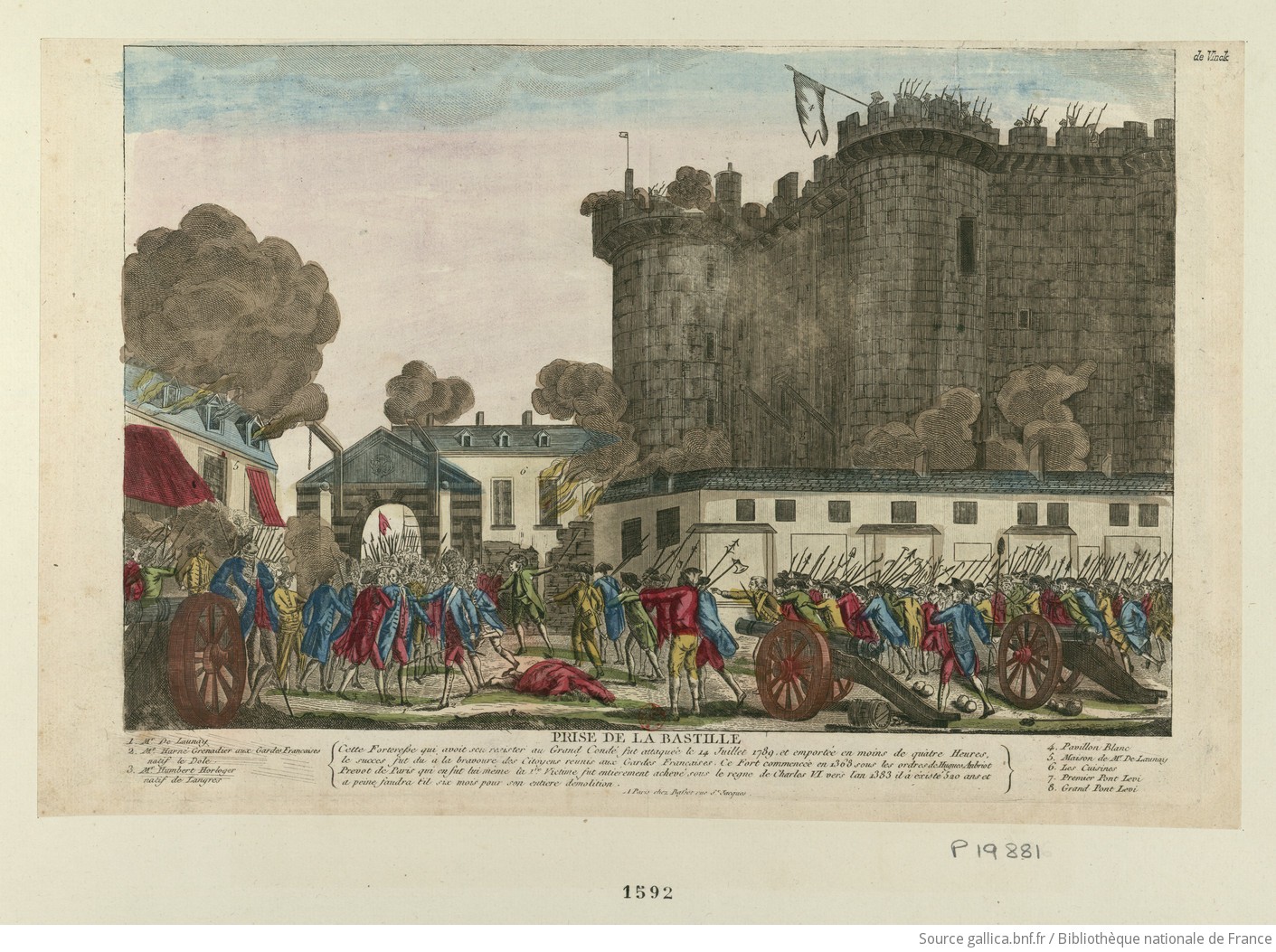 quel jour de la semaine fut le 14 juillet 1789