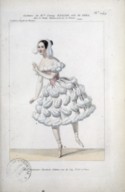 La chatte métamorphosée en femme : costume de Mlle Fanny Essler (rôle de Adda)  1837