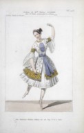 La chatte métamorphosée en femme : costume de Mlle Thérèse Essler  1837