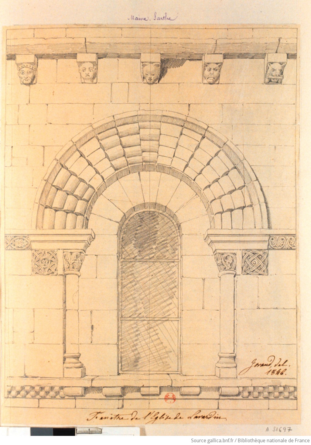 Illustration de la chapelle St Michel - St Genest du Lavardin F1